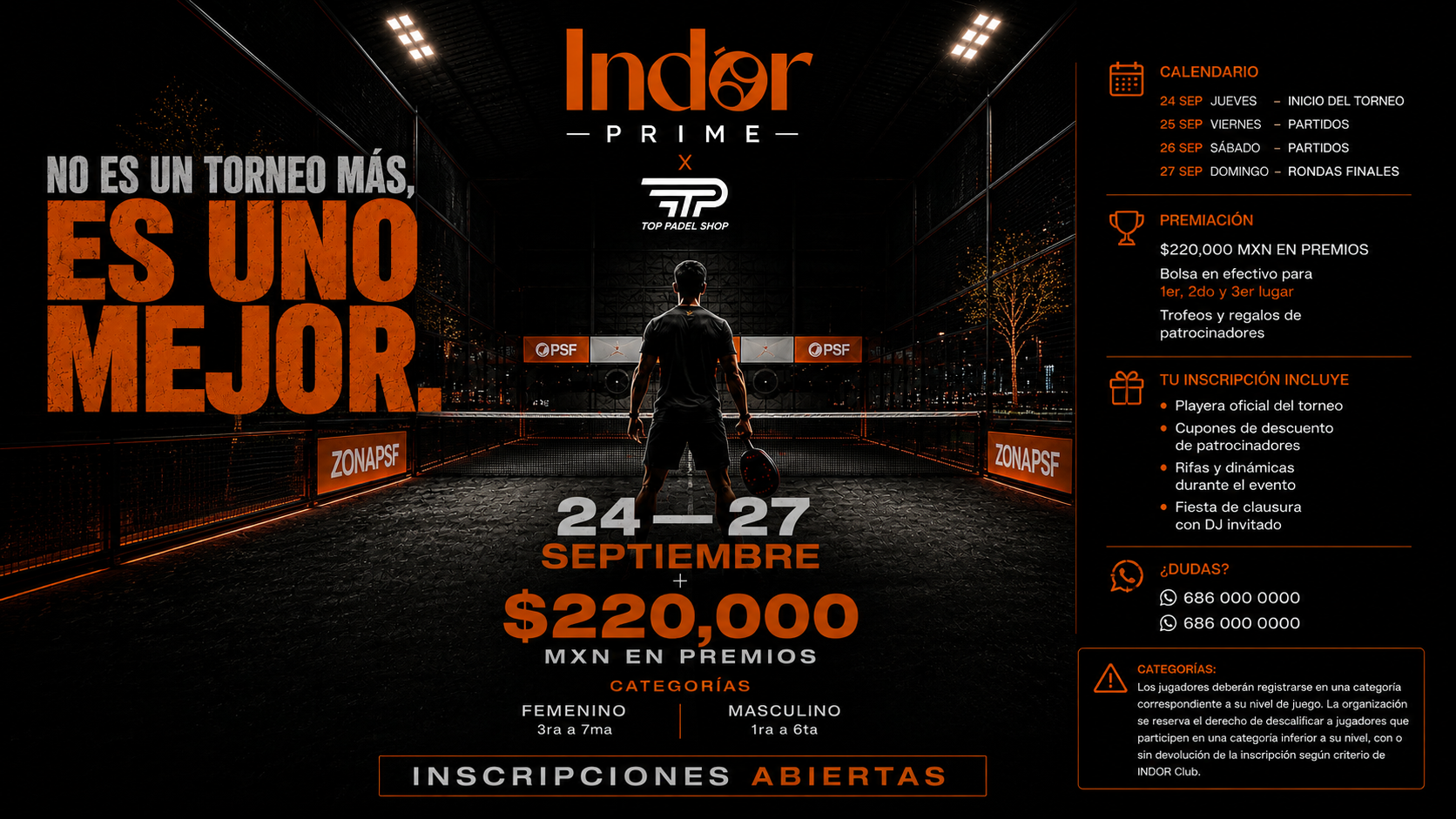Indor PRIME by Top Padel Shop